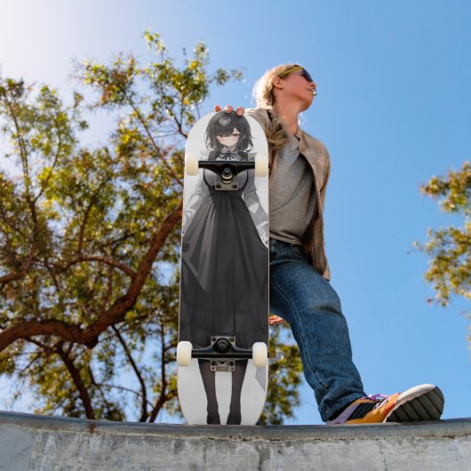 かわいいアニメのメイド スケートボード (室外1)