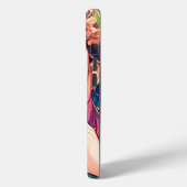 かわいいアニメの女の子がピーナッツバターとジェリーを食べている Case-Mate iPhoneケース (裏面 / 左)