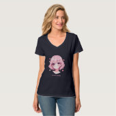 かわいいアニメの女の子バレンタインスウェットシャツ Tシャツ (正面フル)