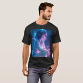 かわいいアニメの女の子 ギフト Tシャツ (正面フル)
