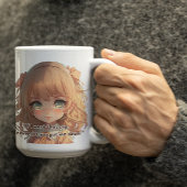 かわいいアニメの女の子 コーヒーマグカップ