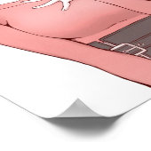 かわいいアニメの女の子 ポスター (角)