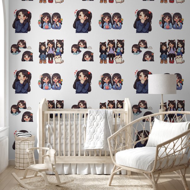 かわいいアニメの女の子 壁紙 (キッズ)