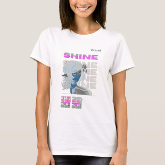 かわいいアニメの女の子 Tシャツ