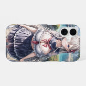 かわいいアニメの少女の電話ケース iPhone 16ケース (裏面横)