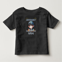 かわいいアニメの男の子 – 愛らしくも危険 トドラーTシャツ
