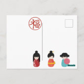 かわいいアニメはがき ポストカード (裏面)