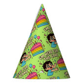 かわいいアニメアイお誕生日ケーキ恋人 パーティーハット (左)