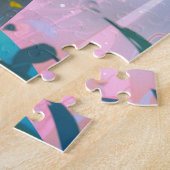 かわいいアニメウィッチガールファンタジー ジグソーパズル (側面)