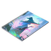 かわいいアニメウィッチガールファンタジー ノートブック (左側)