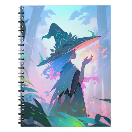 かわいいアニメウィッチガールファンタジー ノートブック (正面)