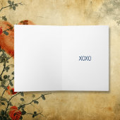 かわいいアニメカップルと蝶のバレンタインデー カード