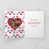 かわいいアニメカップル バレンタインデー オーダーメイド シーズンカード (内部)