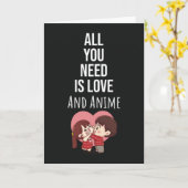 かわいいアニメカード・オタク・マンガ・日本のかいわいい カード (黄色い花)