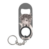 かわいいアニメガイオリジナルスケッチ キーホルダー栓抜き (正面)