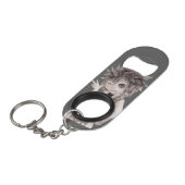 かわいいアニメガイオリジナルスケッチ キーホルダー栓抜き (正面アングル)