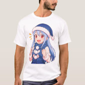 「かわいいアニメガールエステティック」Tシャツ Tシャツ (正面)