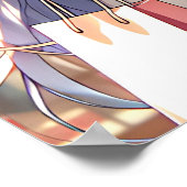 かわいいアニメガールショッピングブリス ポスター (角)