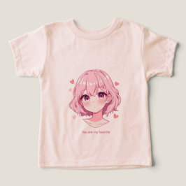 かわいいアニメガールバレンタインビッグスウェットシャツ