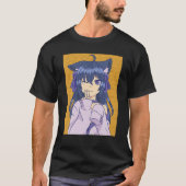かわいいアニメガールロフィエステティックレトロ90Sジャパネス Tシャツ (正面)