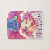 かわいいアニメガール ジグソーパズル (横)