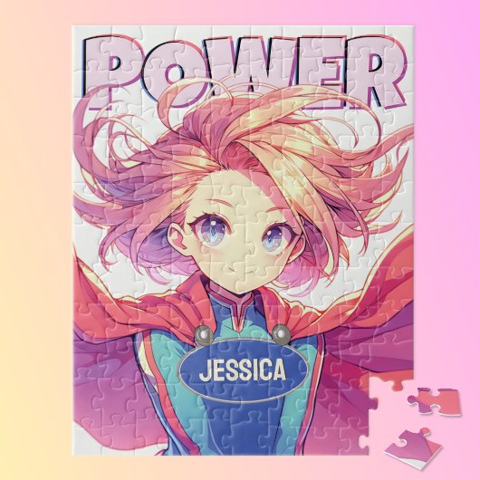 かわいいアニメガール ジグソーパズル