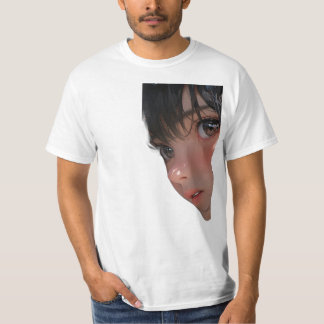 かわいいアニメガール Tシャツ