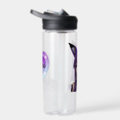 かわいいアニメキツネの女パーソナライズされたの子 ウォーターボトル (右面)