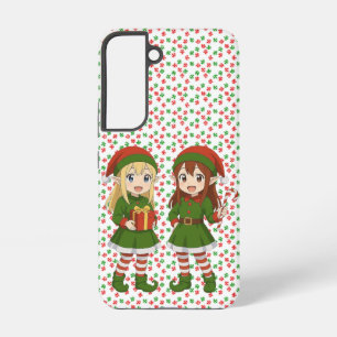 かわいいアニメクリスマスエルフ SAMSUNG GALAXY S22ケース