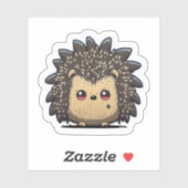 かわいいアニメスタイルヘッジホグステッカー シール (シート)