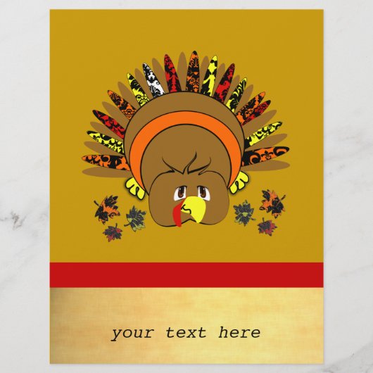 かわいいアニメターキービジネスチラシ チラシ (正面)