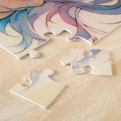 かわいいアニメテーマのバレンタインデー ジグソーパズル (側面)