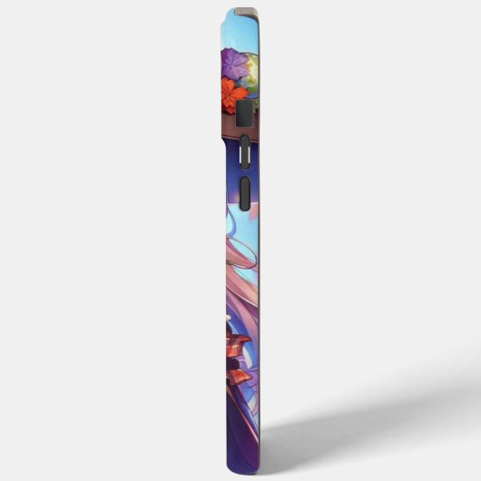 かわいいアニメハロウィーンの魔女 Case-Mate iPhoneケース (裏面 / 左)