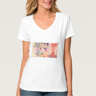 かわいいアニメビューティーメイクイラスト Tシャツ
