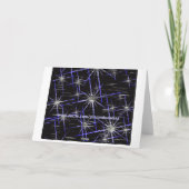 かわいいアニメベビーこうもり香森誕生日（ナイトスカイ） カード (裏面)