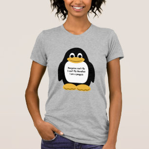 かわいいアニメペンギン Tシャツ
