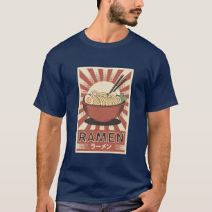 かわいいアニメラーメン Tシャツ