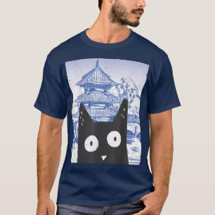 かわいいアニメ北天猫ジャパンマンガ原宿大宅 Tシャツ