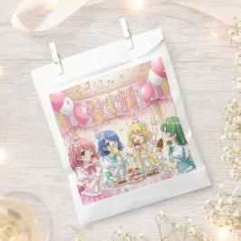 かわいいアニメ娘のアイスクリーム誕生日パーティー フェイバーバッグ