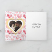 かわいいアニメ寿司パンバレンタインデーの写真 シーズンカード (内部)