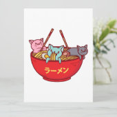 かわいいアニメ猫かわらおもしろいしいラ日本のーメン シーズンカード (スタンド正面)