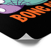 かわいいアニメ猫食べラーメンBONアペティハロウィーン ポスター (角)