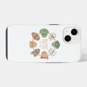 かわいいアニメ野菜 iPhoneケース (裏面横)