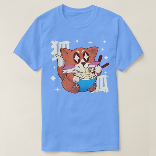 かわいいアニメ食ラーメン,女性と男性のために545 Tシャツ (デザイン正面)