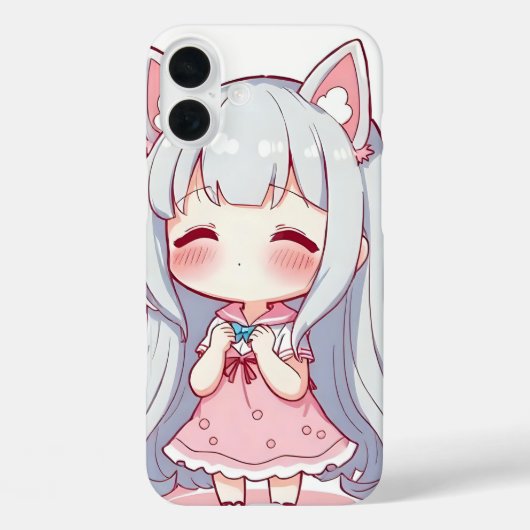 かわいいアニメ Case-Mate iPhoneケース (裏面)