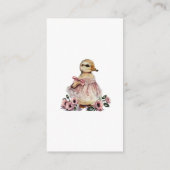 かわいいアヒルおむつラッフルチケットエンクロージャカード エンクロージャーカード (裏面)