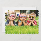 かわいいアヒルちゃんの男の子の女の子は共同誕生会を結び付けます 招待状 (裏面)