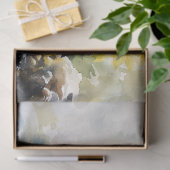 かわいいアヒルと花の水彩デコパージュ 薄葉紙 (ギフト)