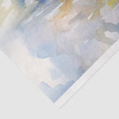 かわいいアヒルと花の水彩デコパージュ 薄葉紙 (詳細)