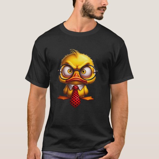 かわいいアヒルのアヒルのバスアヒルのクッキング1 Tシャツ (正面)